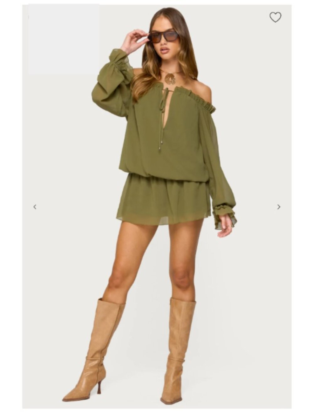 Delphine Off-the-shoulder Romper